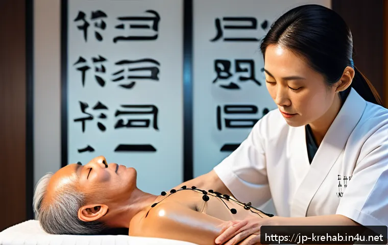 한방재활치료사의 근골격계 재활 프로그램 개발 - A modern rehabilitation clinic scene combining traditional Eastern medicine and advanced technology:...